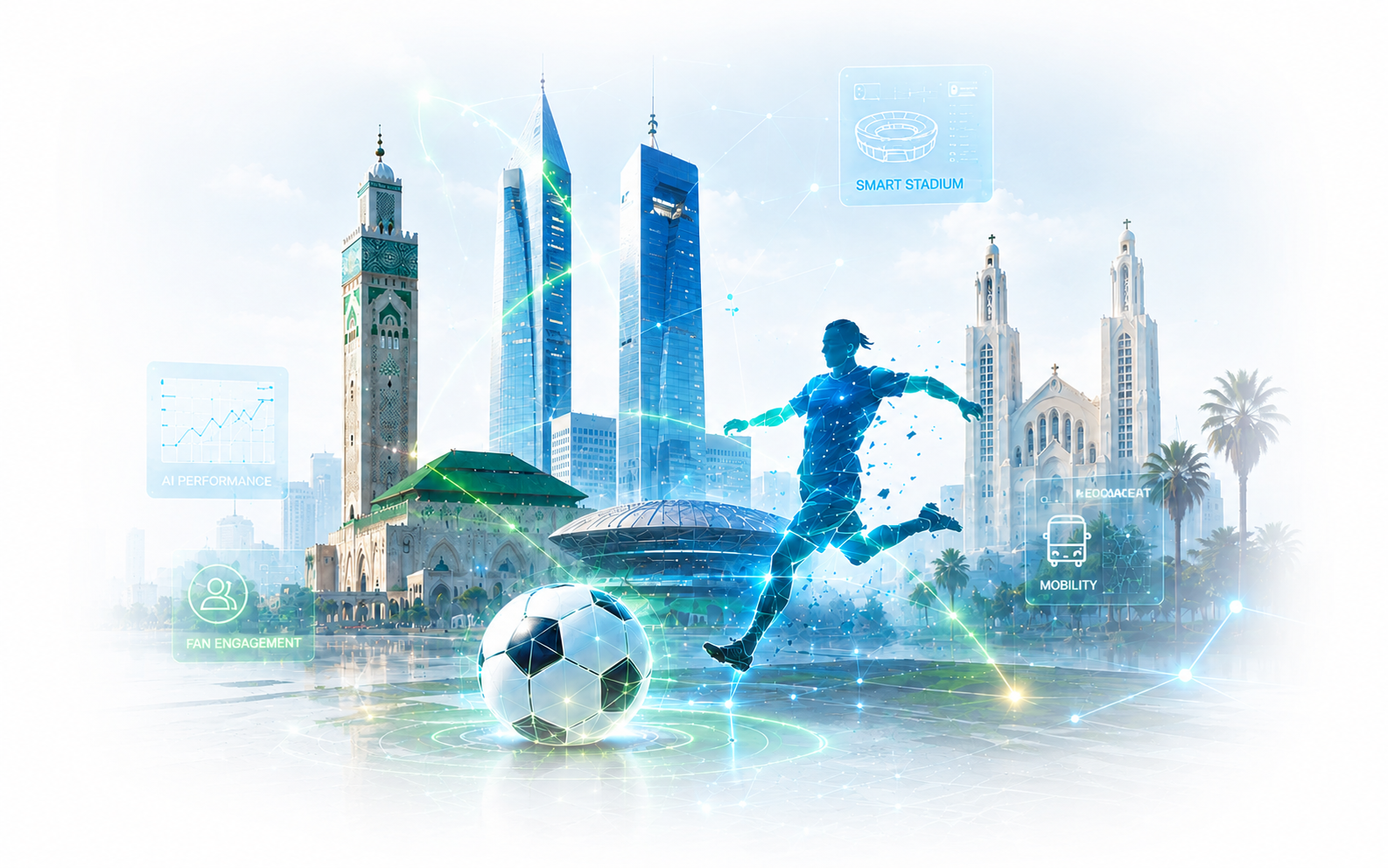 Smart Football Casablanca — illustration